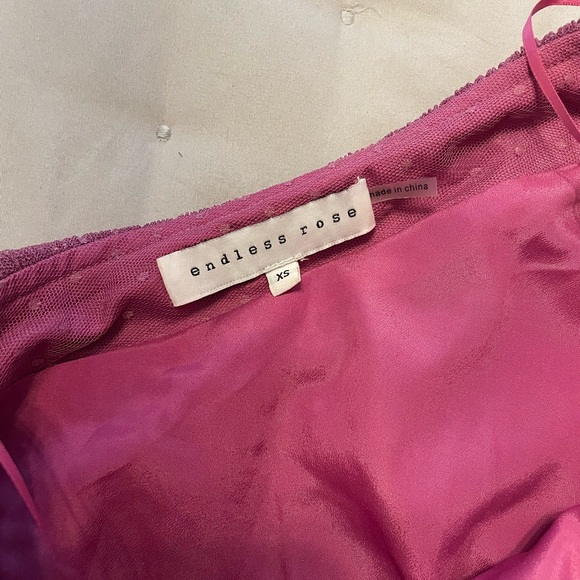 Purple ruffle dress-Worn once! - Picture 3 of 3